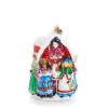 Picture of Jay Strongwater Eight Maids-A-Milking Glass Ornament