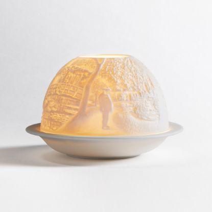 Picture of Bernardaud Porcelain 'Monet's Garden at Giverny' Votivelight Candle Holder