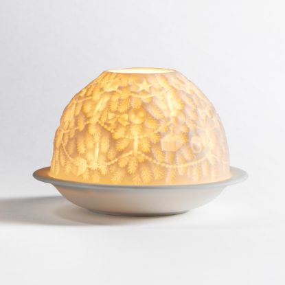 Picture of Bernardaud Porcelain 'Christmas Tree' Votivelight Candle Holder