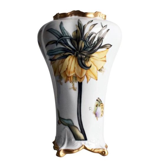 Picture of Anna Weatherley Porcelain Fritillaria Lutea Tulip 'Antique' Shape Vase