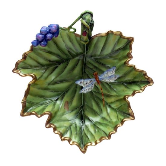 Picture of Anna Weatherley Porcelain Accessory Dish with Grapes