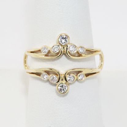 Picture of 14k Yellow Gold Diamond Ring Jacket 