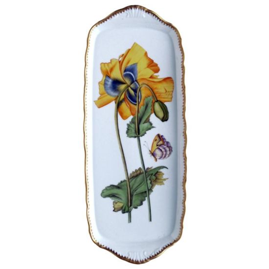 Picture of Anna Weatherley Porcelain Oblong Tray with Yellow Poppy