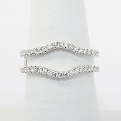 Picture of 14k White Gold .37CTW Diamond Ring Jacket 