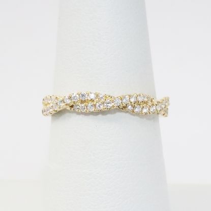 Picture of 14k Yellow Gold .30CTW Diamond Band 