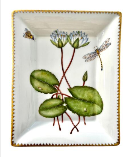 Picture of Anna Weatherley Porcelain Water Lily Vide Poche Tray