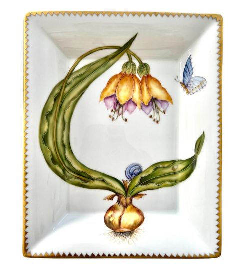 Picture of Anna Weatherley Porcelain Yellow Buttercup Vide Poche Tray