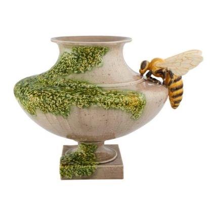 Picture of Bordallo Pinheiro 'The Meaning' Large Vase with Bee