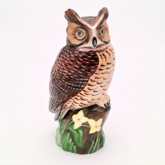 Picture of Lynn Chase Owl & Mouse Porcelain Figurine by Hollohaza