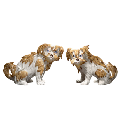Picture of Mottahedeh 'Chatsworth Collection' Pair of Terrier Figurines