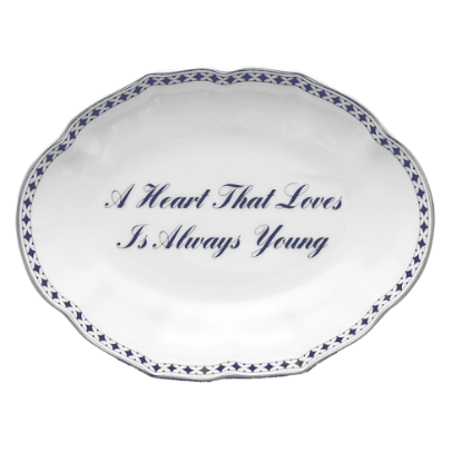 Picture of Mottahedeh 'A Heart that Loves Is Always Young' Ring Tray
