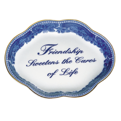 Picture of Mottahedeh 'Friendship Sweetens the Cares of Life' Ring Tray