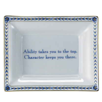 Picture of Mottahedeh 'Ability Takes You to the Top. Character Keeps You There.' Tray