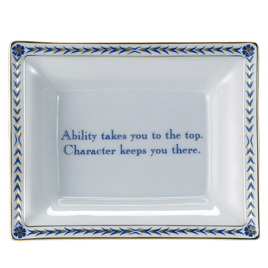 Picture of Mottahedeh 'Ability Takes You to the Top. Character Keeps You There.' Tray