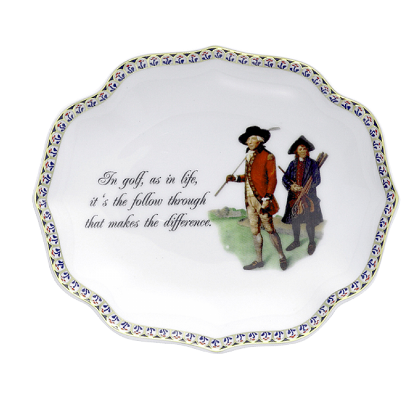 Picture of Mottahedeh 'In Golf, As In Life, It's The Follow Through That Makes The Difference' Ring Tray