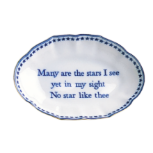 Picture of Mottahedeh 'Many are the Stars I See, Yet in My Sight No Star Like Thee' Ring Tray