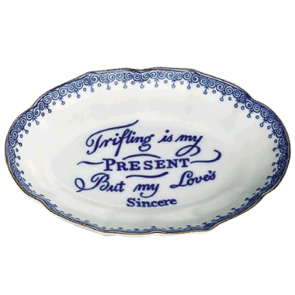 Picture of Mottahedeh 'Trifling Is My Present but My Love's Sincere' Ring Tray