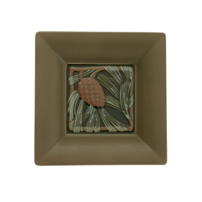 Picture of Rookwood for Mottahedeh 'Pinecone' Square Tray