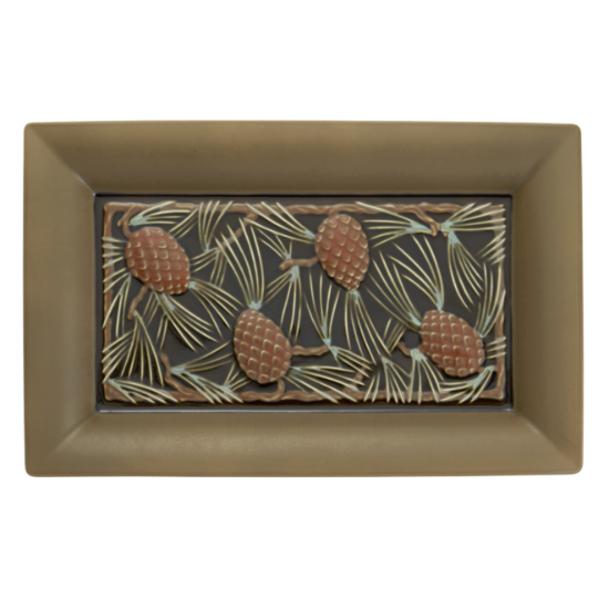 Picture of Rookwood for Mottahedeh 'Pinecone' Decorative Platter