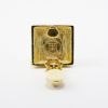 Picture of Vintage Givenchy Gold Tone Square Clip-On Earrings with Off-Set Logo