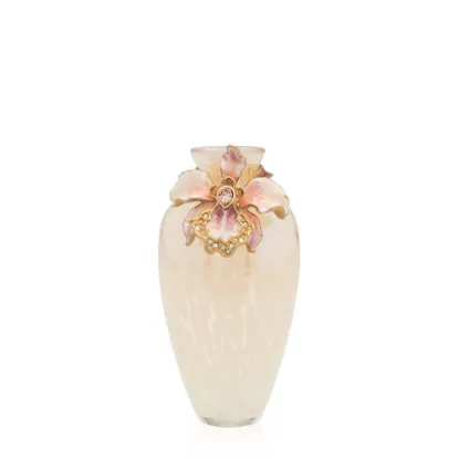 Picture of Jay Strongwater Audra Orchid Mini Vase - Blush 