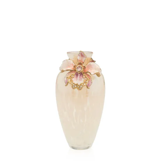 Picture of Jay Strongwater Audra Orchid Mini Vase - Blush 