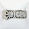 Picture of Antique Sterling Silver Hinged Faux Buckle Bracelet by Robert James Dick, Birmingham, ca. 1883
