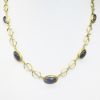 Picture of Vintage Mid Century 14k (585) Yellow Gold & Moonstone Cabochons Necklace