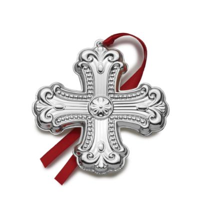 Picture of Wallace 2025, Grande Baroque Cross, 30th Edition, Sterling Silver Ornament