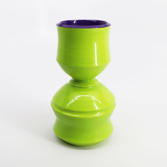 Picture of Eric Doctors Colorforms 'Green & Purple' Candlestick Holder