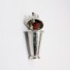 Picture of Vintage Sterling Silver Articulated Cocktail Shaker Charm with Enameled Devil Inside