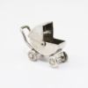 Picture of Vintage JMS Sterling Silver Articulated Baby Carriage/Pram Charm