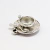 Picture of Vintage Sterling Silver Tea Cup & Saucer with Spoon Charm