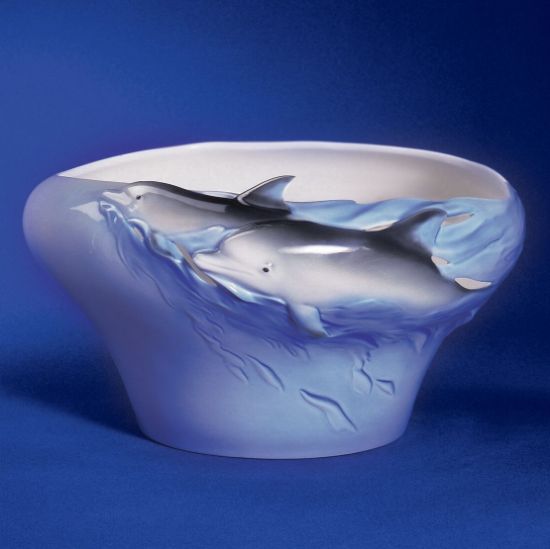 Picture of Dolphin Centerpiece by Franz