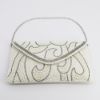 Picture of David Jeffrey Evening Clutch with White Beads & Pearls