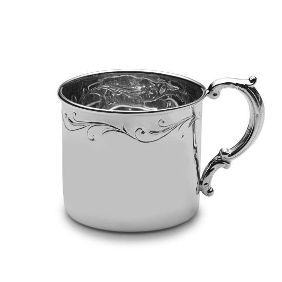 Picture of Empire Floral Sterling Silver Baby Cup