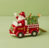 Picture of Lenox Santa In Fire Truck Ornament