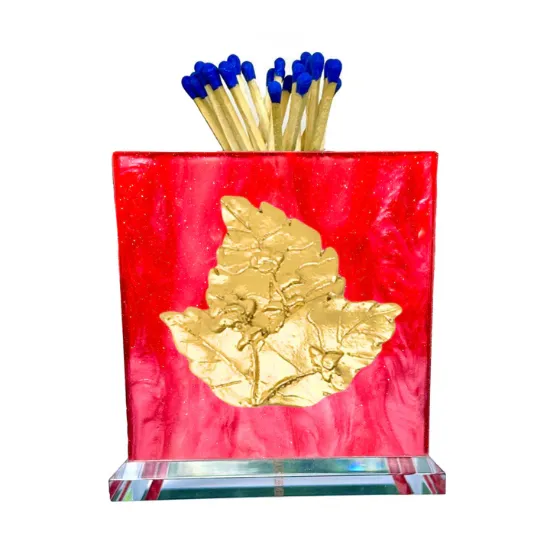 Picture of Tobacco Leaf Match Striker in Raspberry By Southern Tribute