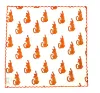 Picture of Set of 4 Orange Tiger Dinner Napkins By Southern Tribute 