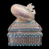 Picture of Isabella Adams Aquamarine Shell Cluster Keepsake Box