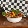 Picture of MacKenzie-Childs Enameled Courtly Check Serving Bowl