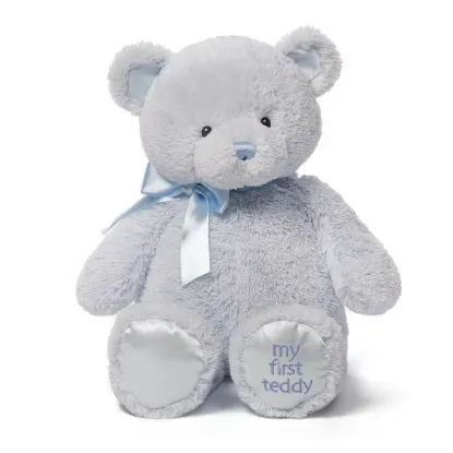 Picture of My First Teddy, 15 inch Blue by Gund