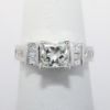 Picture of 14k White Gold .85CT Princess Cut Diamond Engagement Ring 