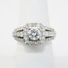 Picture of 14k White Gold Diamond Bridal Ring 