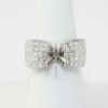Picture of 14k White Gold Diamond Semi Mount Ring 