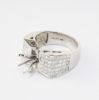 Picture of 14k White Gold Diamond Semi Mount Ring 