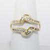 Picture of 14k Yellow Gold Diamond Insert Ring 