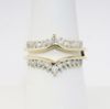 Picture of 14k Yellow Gold Diamond Ring Jacket 