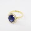 Picture of 18k Yellow Gold Sapphire & Diamond Ring 