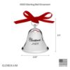 Picture of Gorham 2025 6th Edition Sterling Silver Bell Christmas Ornament